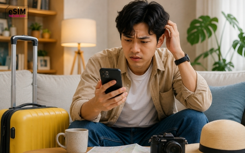 Hiểu đúng nguyên nhân eSIM hết dung lượng giúp xử lý nhanh, tránh gián đoạn kết nối giữa chuyến đi